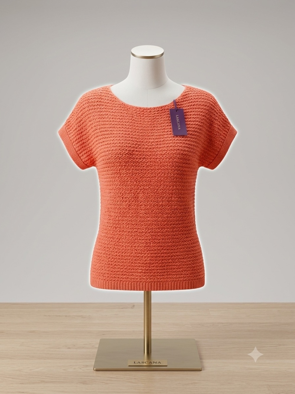 Lascana Coral Short Sleeve Knit Top